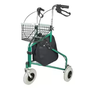 ROLLATOR 3 WHEELS(BAG/BASKET/BRAKE)