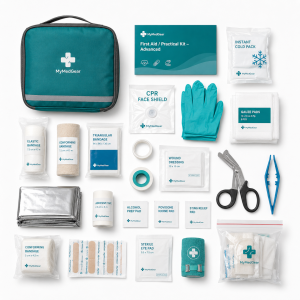 First Aid Practical Kit Advanced – MyMedGear student kit